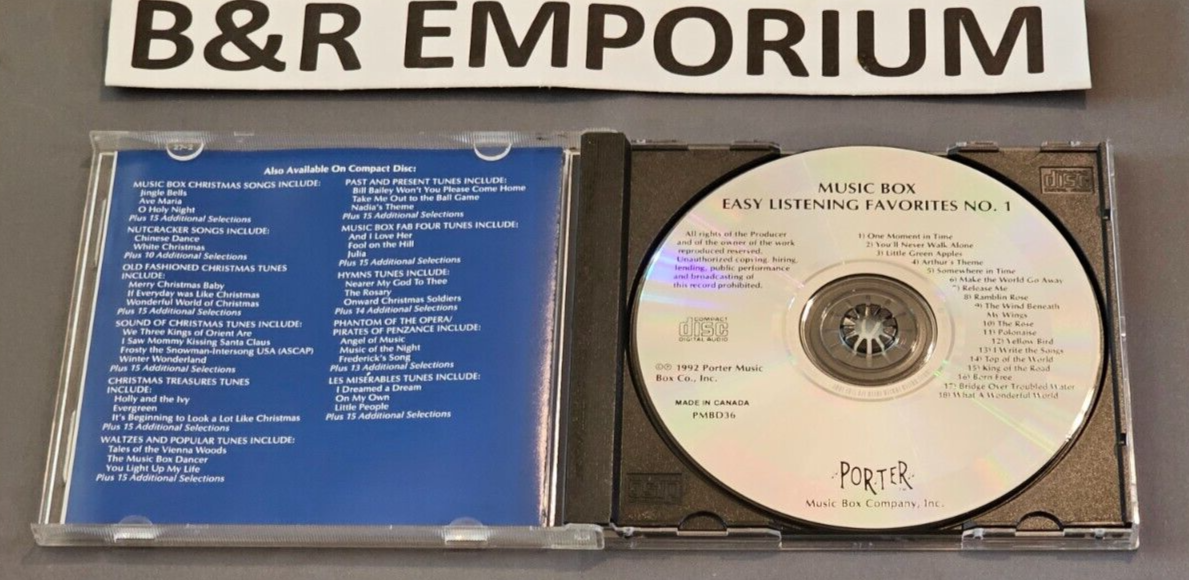 【中古】 Music Boxes Easy Listening PorterMusicBoxCo． Music Boxes Easy Listening by Porter Music Box Co.: Used