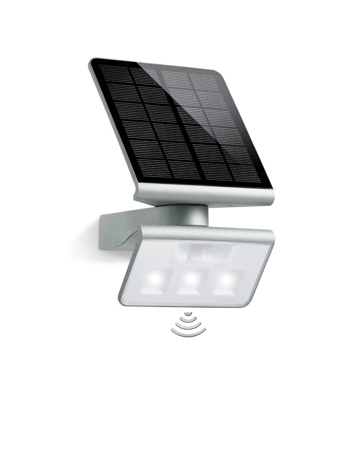 Steinel LED Solarleuchte XSOLAR L-S Silber Bewegungsmelder Wandleuchte Neuwertig