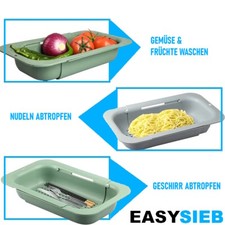 Sieb Für Spülbecken Aus Silikon – Abnehmbar & Hängend Mit Feinfilter & Ablauf-System