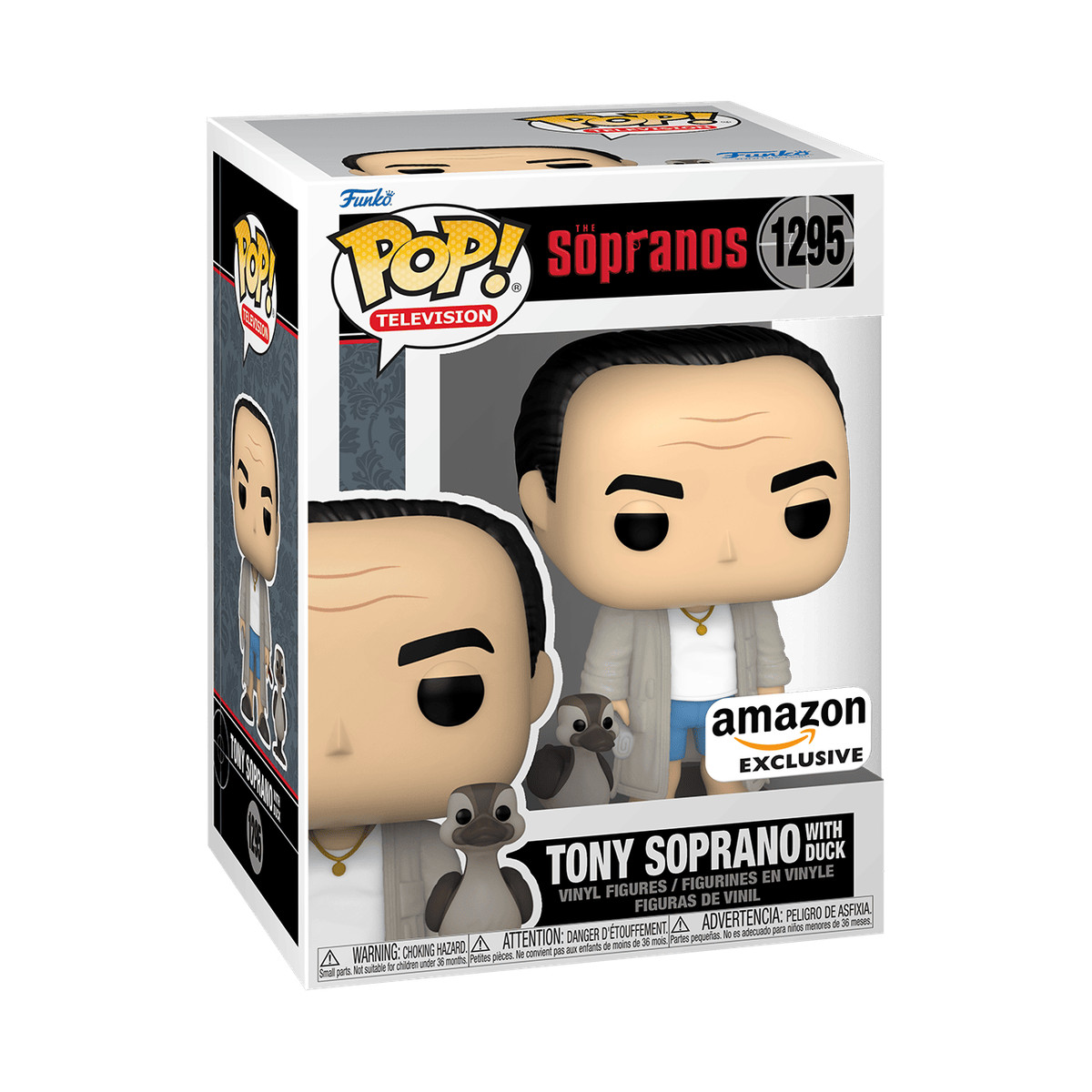 Pop! Television Sopranos; Tony with Duck 1295 Funko Amazon Excl W