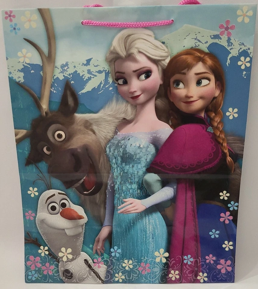 Hallmark Disney Frozen Mediano Bolsas de Regalo Elsa Anna Olaf Sven Venta al por mayor Lote de 25 Foto 2 de 4