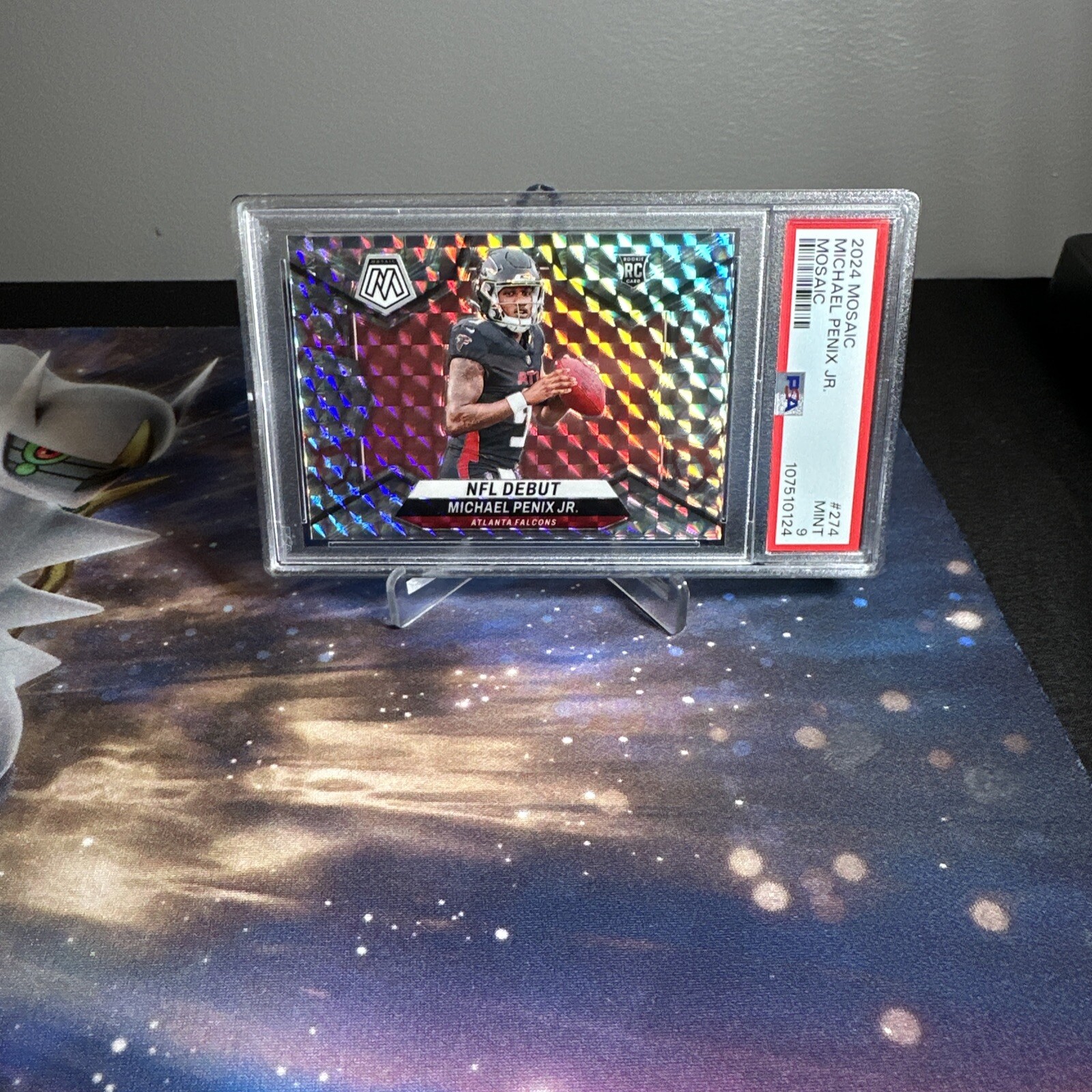 2024 Panini Mosaic NFL Rookie Michael Penix Jr #274 Mosaic Prizm RC