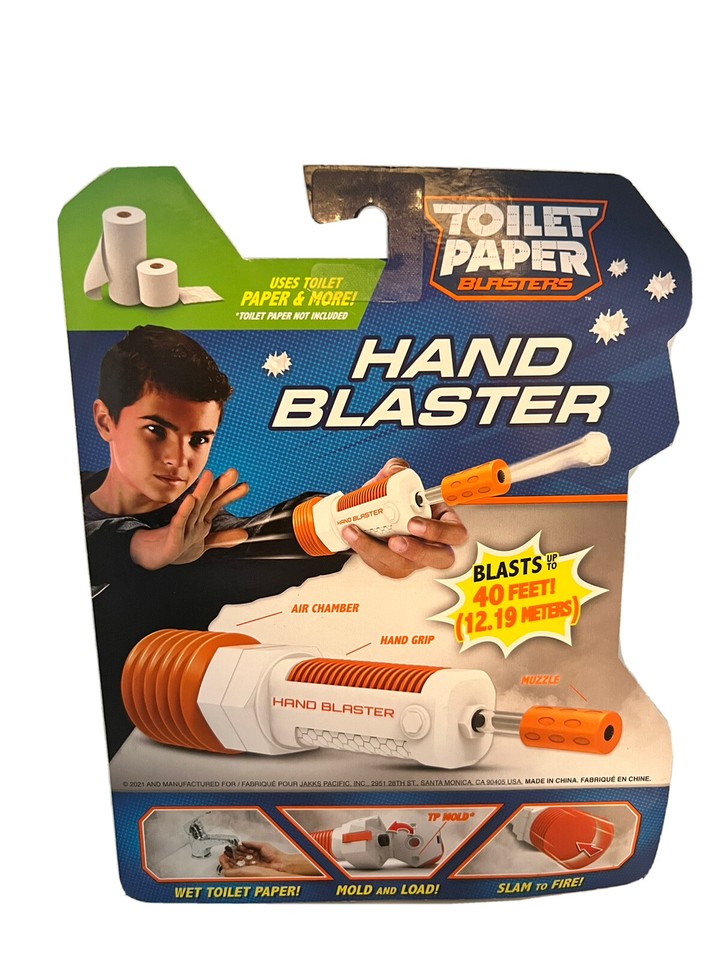 Toilet Paper blasters hand blaster Jakks Pacific New in Package eBay