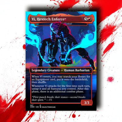 Godo Bandit Warlord Vi Arcane Foil Sticker | MTG Commander