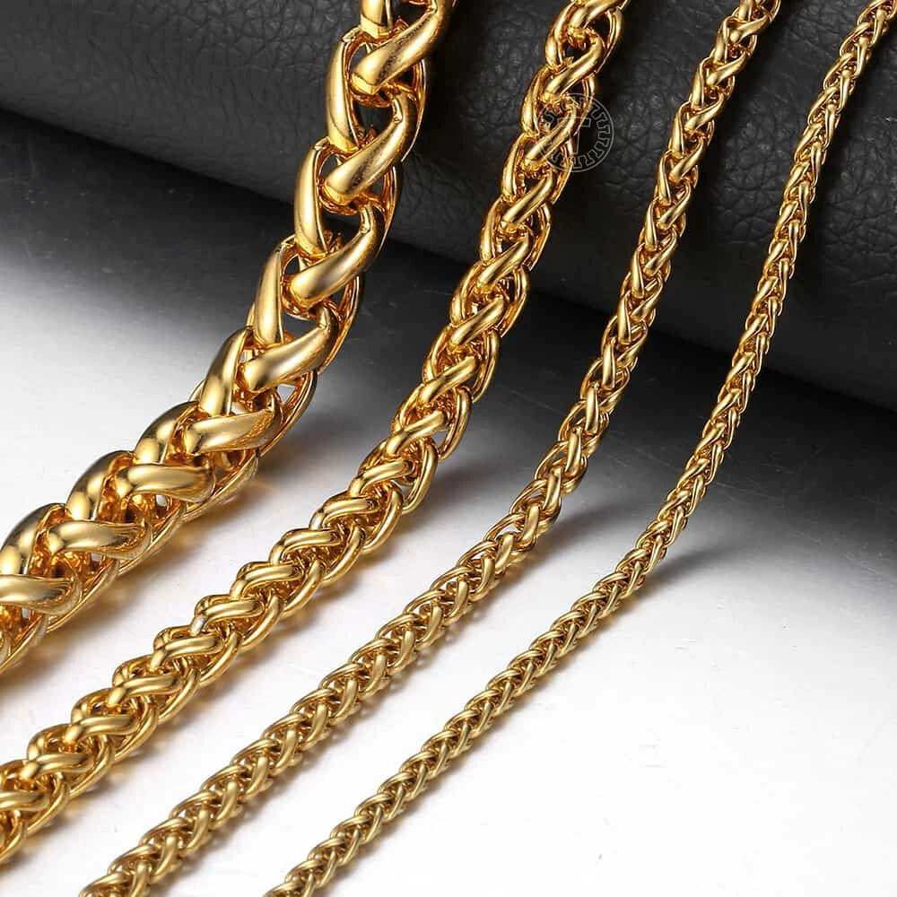 Spiga wheat gold chain deals