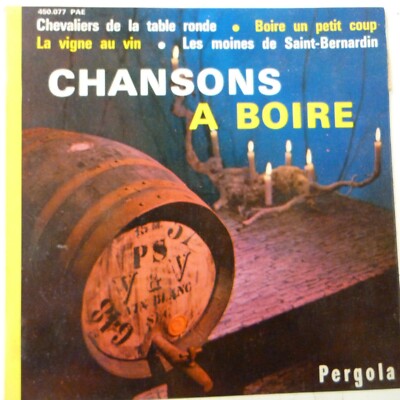 45rpm 7'' single JACK GAULTIER chansons a boire450.077 PAE mono