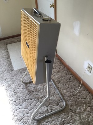 Galaxy 20 Inch Box Fan With Stand Green 1979-80 | eBay