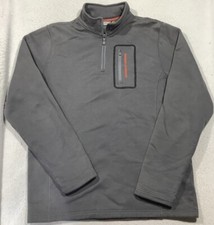 Under Armour Loose Fit 1/4 Zip Sweatshirt Men's Medium Gray