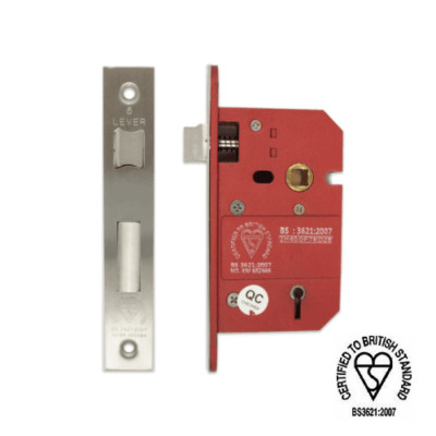 5 Hebel Flügelschloss - British Standard - Excel Hardware - Chrom und Messing