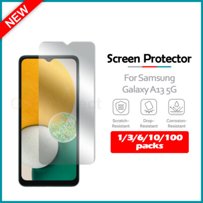 1-100 Lot LCD Ultra Clear HD Screen Protector for Phone Samsung Galaxy A13 5G
