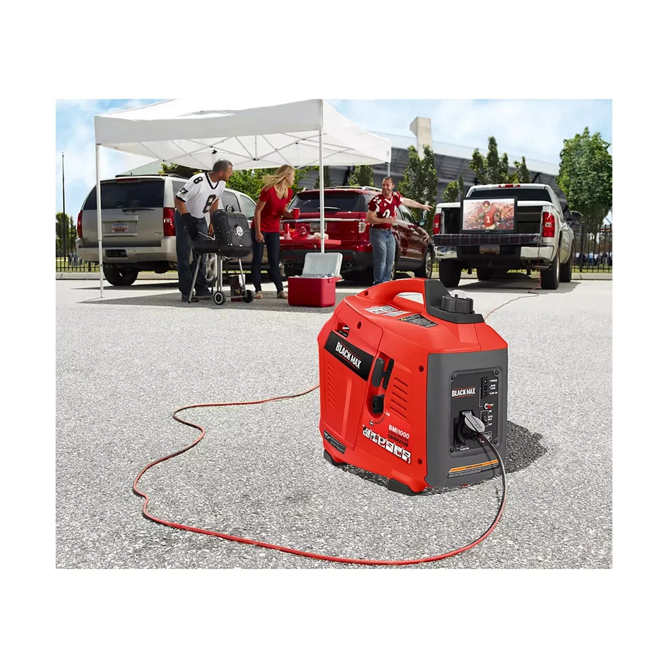 NEW Black Max 900W / 1000W Digital Inverter Generator - Gas Powered - Image 2 of 2