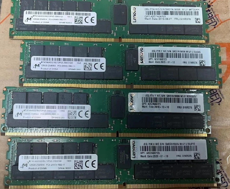 NEW Lenovo/IBM 01DE977 7X77A01307 128GB DDR4 PC4-2666V RDIMM Server RAM Memory - Image 3 of 4