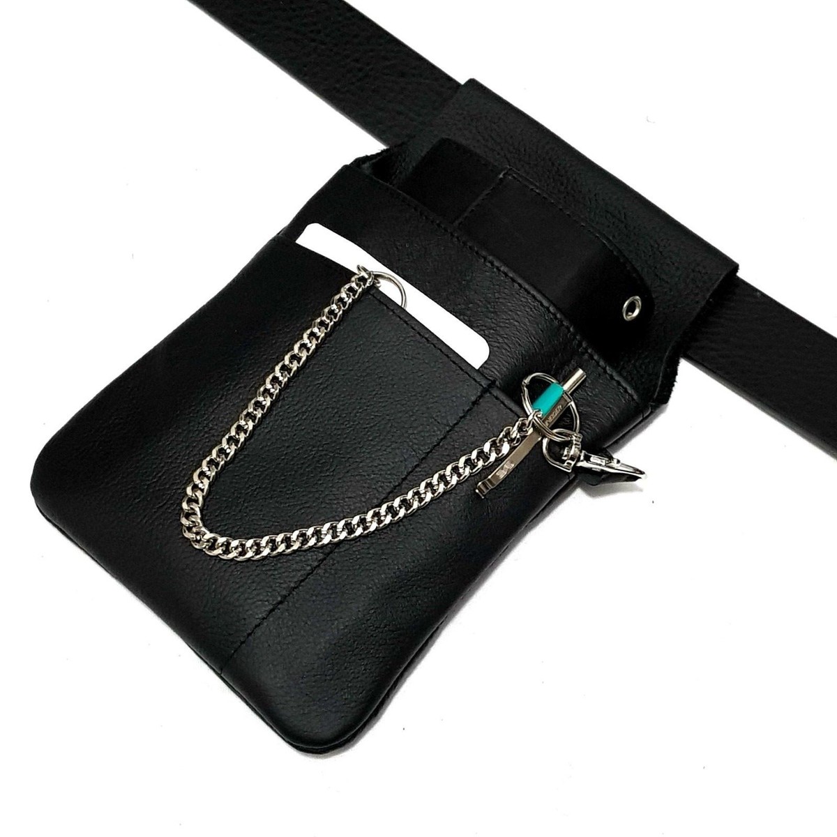 Leder Kellnerbedienungs Geldbeutel Kellnertasche Kellnerbörse Holster Gürtel