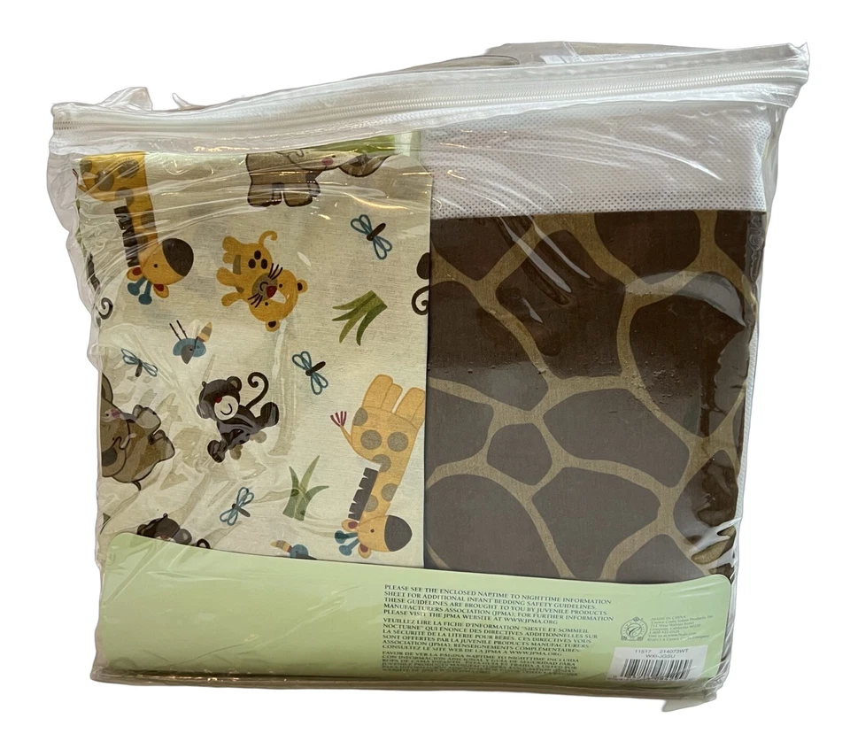 JUEGO DE 3 PIEZAS ROPA DE CAMA NOJO LITTLE DISEÑO MONO - NUEVO EN PAQUETE Foto 3 de 4