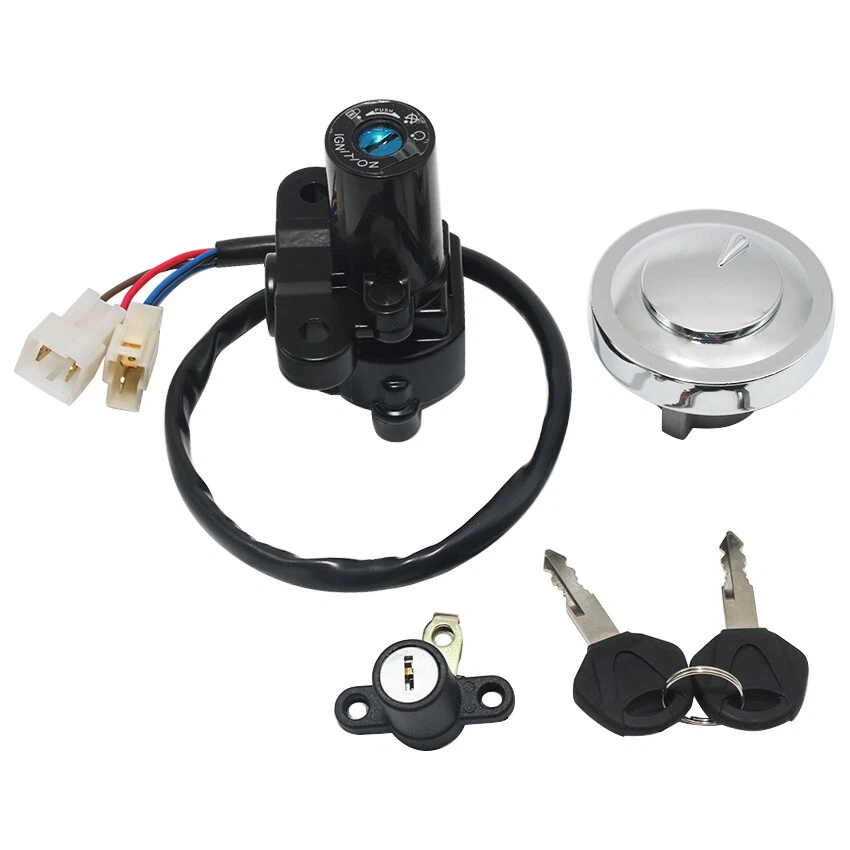 Juego de bloqueo de interruptor de llave de encendido para Yamaha XVS950 Midnight Star 2009-2012 VStar 950 Foto 4 de 4