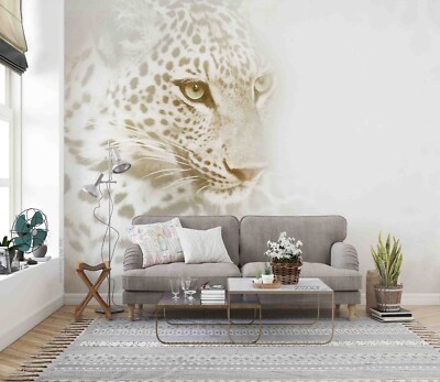 3D Leopard Animal Wallpaper Wall Murals Removable Wallpaper