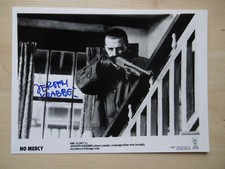 Jeroen Krabbe "No Mercy" autograph signed 17x24 cm picture B/W