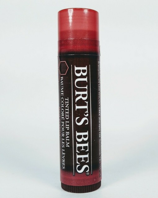 Burt's Bees Tinted Lip Balm "hibiscus" 100 All Natural 0.15 oz eBay