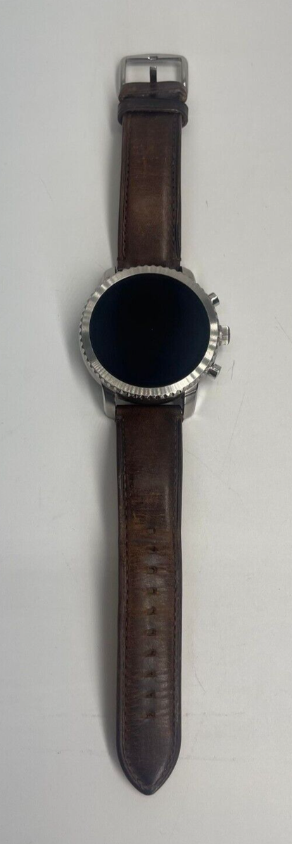 Fossil Q Explorist Gen 3 Smartwatch DW4A W Brown Band -As IS | eBay