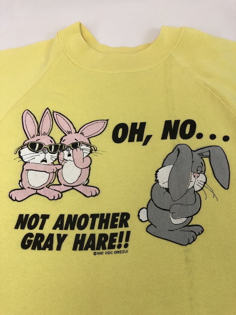 【GRAVER】24FW★ [UNISEX]Big Rabbit Sweatshirt Rabbit Sweatshirt Rabbit Sweater Bunny Sweater Rabbit Lover