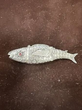 Antique Articulated Fish Vinaigrette 