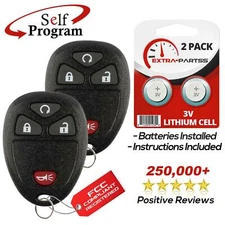 2 For 2007 2008 2009 Suzuki XL-7 XL7 XL 7 Remote Keyless Remote Fob Car Key