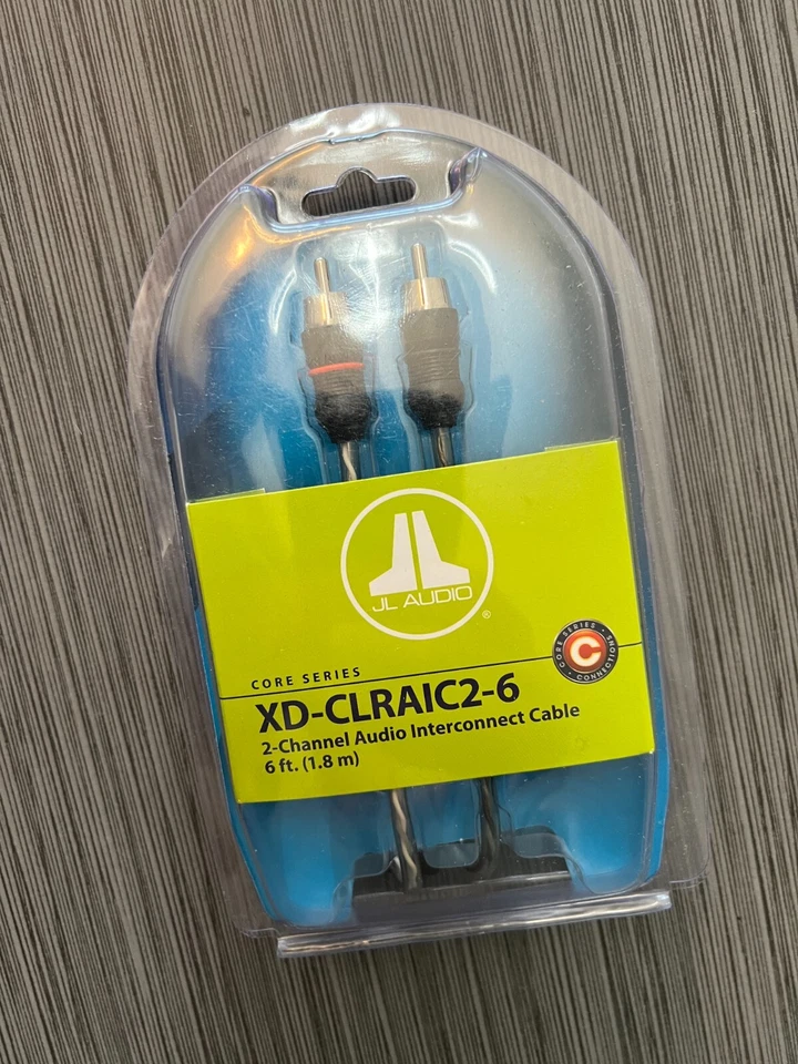 JL AUDIO XD-CLRAIC2-6 2-Channel 6ft Amp Audio Interconnect Cable RCA NEW - Image 3 of 4
