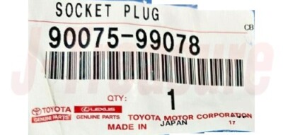 TOYOTA 4RUNNER GRN280 10-22 Genuine Fog Lamp Socket Plug 90075