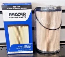 ~ BRAND NEW GENUINE PACCAR FUEL FILTER ELEMENT ~ 10 MICRONS ~ K37-1029