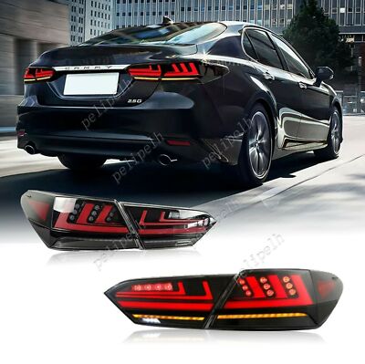 LED Tail Light Assembly Start UP Animation Clear Lens  For 2018-2022 Toyota Camr