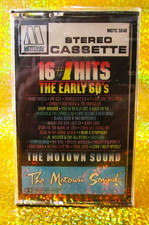 Stereo Cassette: 1982 Motown Records' 16 1 Hits of the Early 60s - New, Sealed