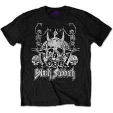 Black Sabbath 'Dancing' Black T shirt - NEW