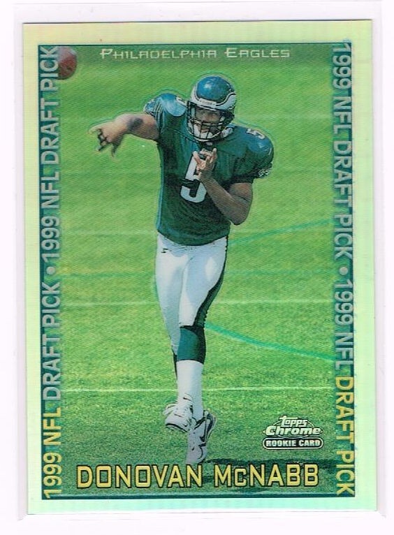 1999 Topps Chrome Refractor #147 Donovan McNabb  Rookie RC NM 2267*