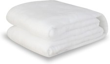 80/20 Cotton Batting for Crafts - 108" x 96" Natural Quilt Backing Fabric