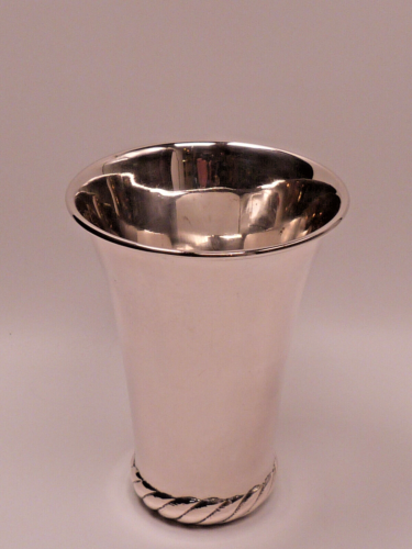 Art Deco Becher Silber Fritz S. HEIMBÜRGER Copenhagen 1931 Danish Silver Beaker - Bild 1 von 7