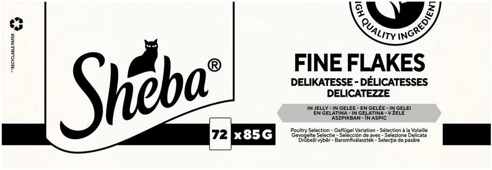 Katzenfutter nass - 72x85g Portionsbeutel - Geflügel Variation in Gelee - Nas... - Bild 2 von 4