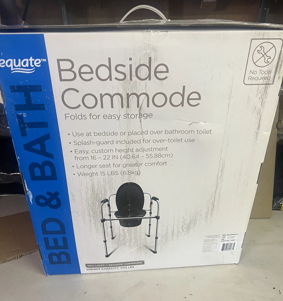 Equate WAL89664EL - 1 Bedside Commode - Image 2 of 2