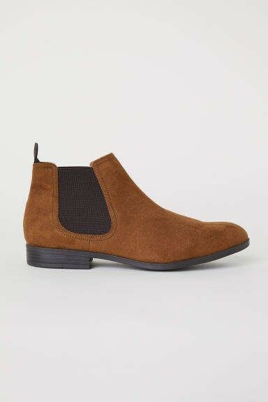 H&M Chelsea Boot Suede Tawny Brown Suede Sz EU 40 Unisex  display picture 2
