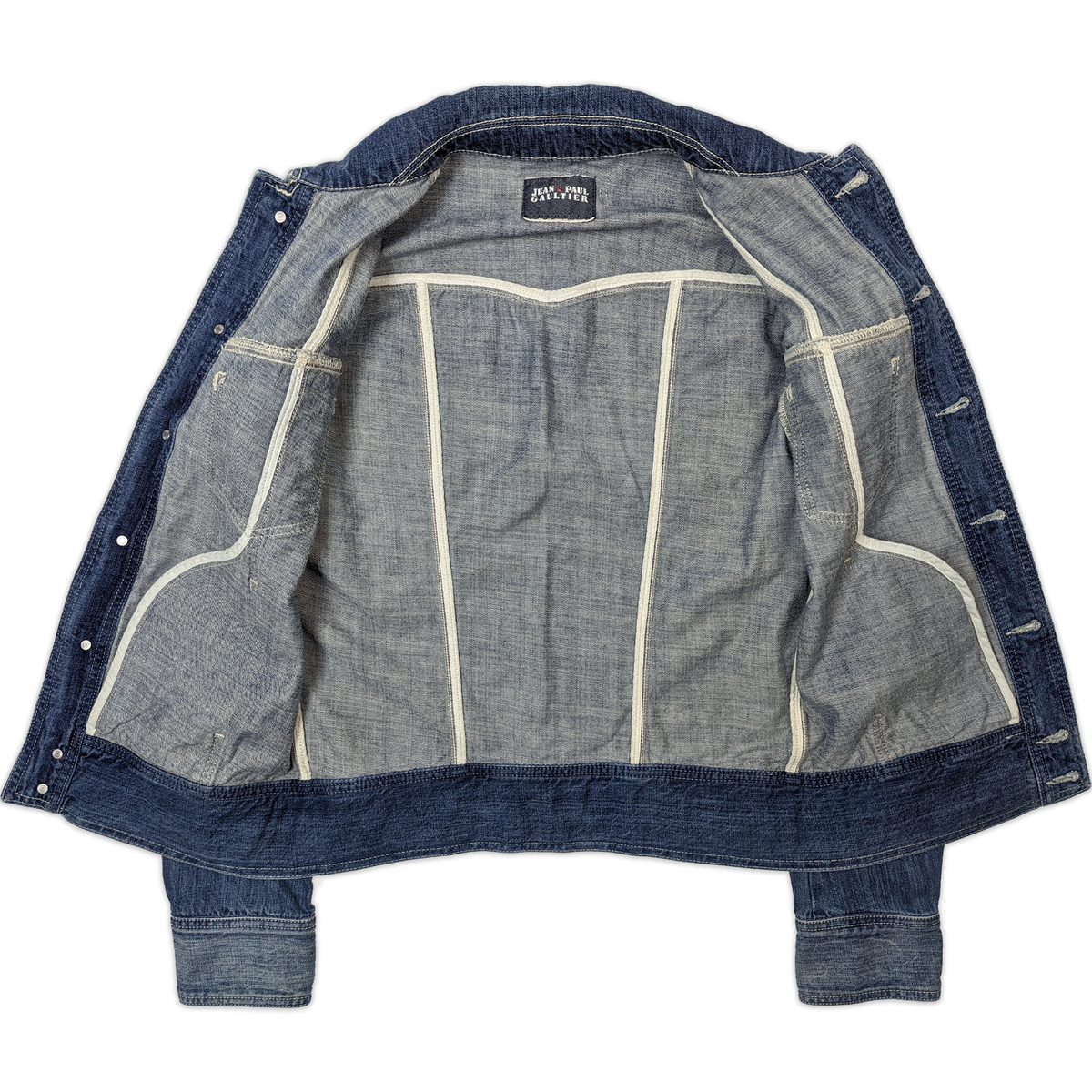 Jean Paul Gaultier Vintage Men's Denim Jacket Y2K 80s 90`s Jean Paul Gaultier Vintage Men's Denim Jacket Y2K 80s 90`s