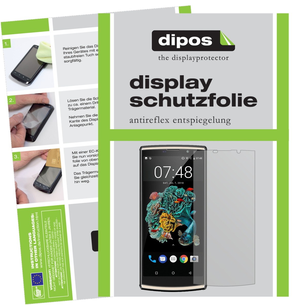 Pellicola Protettiva per I Oukitel K7 I Protezione Vetro Flessibile 9H dipos