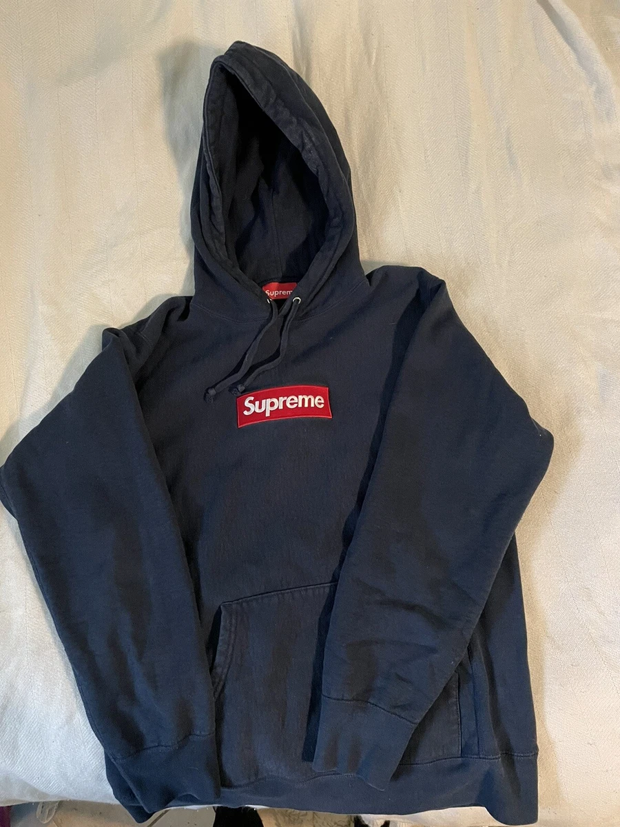 100% Authentic Supreme Box Logo Hoodie FW16 Size Large Pre-Owned