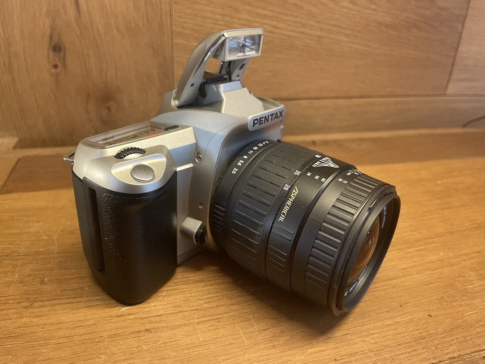 *Casi Como Nueva* Cámara Pentax MZ-60 Sigma AF Zoom 28-80 mm y Lente 100-300 mm de JPN Foto 3 de 4