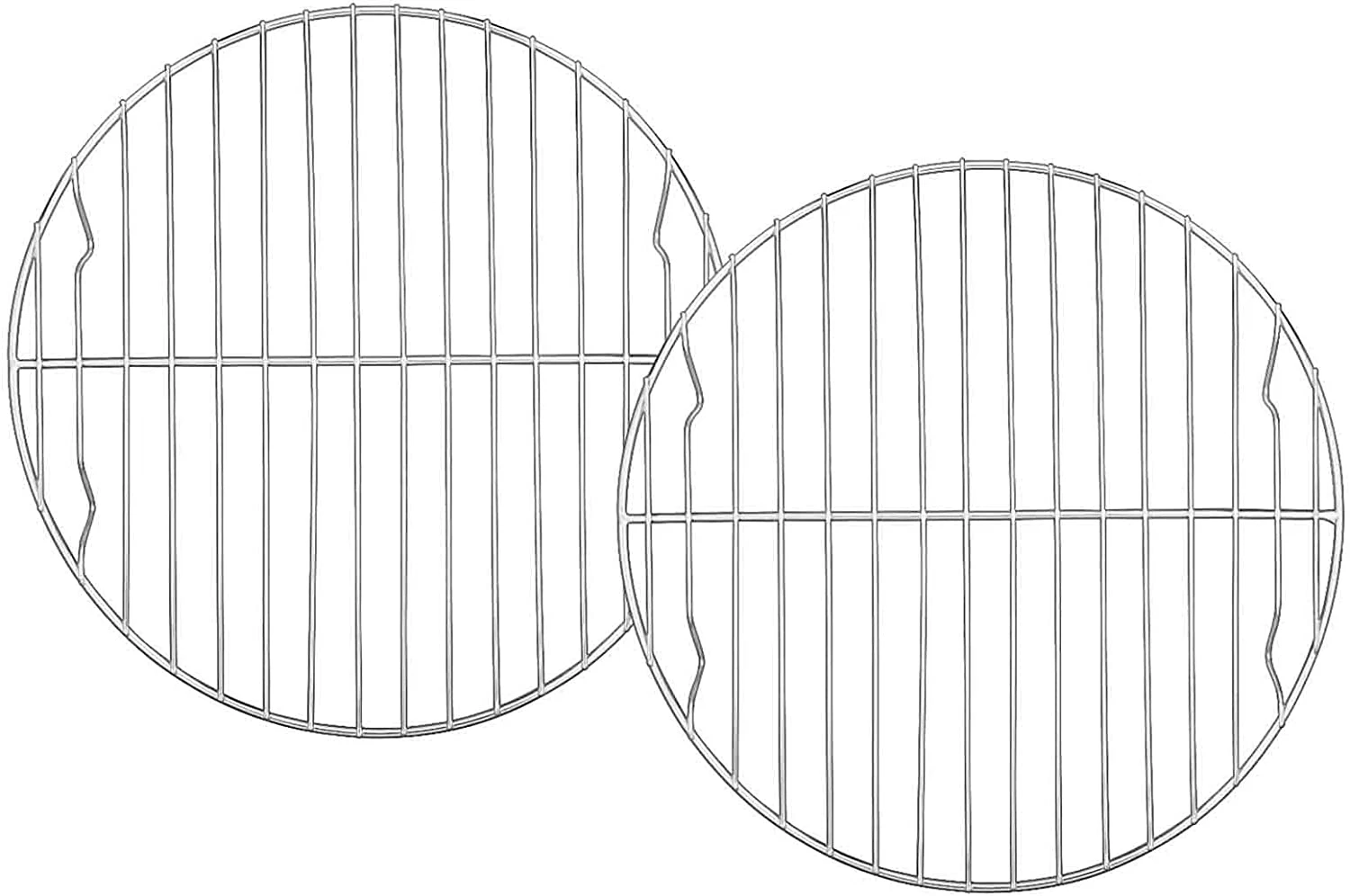 round Cooling Rack Set of 2, 9 Inch round Baking Steaming Roasting Rack Set Stai
Opens in a new wind