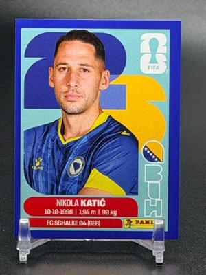 NIKOLA KATIC BIH 7 2026 Panini FIFA World Cup Sticker BLUE US Edition