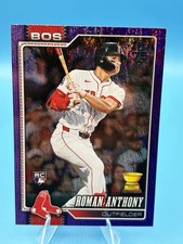 🔥2026 Topps Series 1 ROMAN ANTHONY RC #189 Purple Rainbow #d /250 SP Red Sox