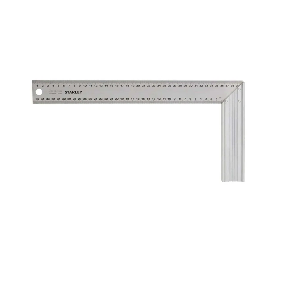 Squadra per falegnami con lama in acciaio inox graduata - Stanley - Imagen 2 de 2