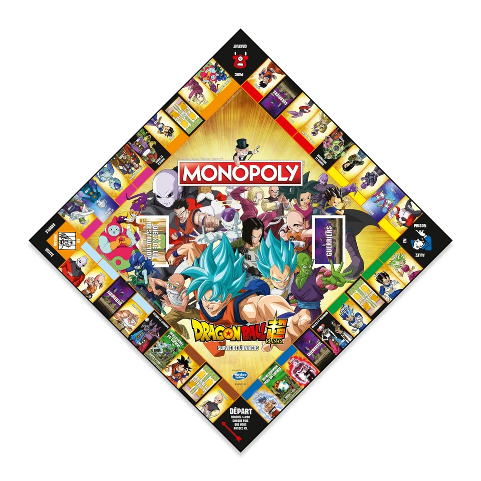 Monopoly Dragon Ball Super deutsch französisch Brettspiel Gesellschaftsspiel - Bild 4 von 4