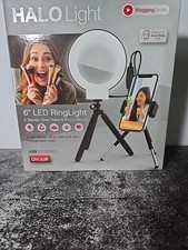 HALO 6  LED Ring Light/ Vlogging Series/ 2 Tripods/ 3 Light Modes