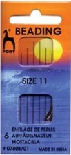 Beading Needles Pony 6 Needles Size #11