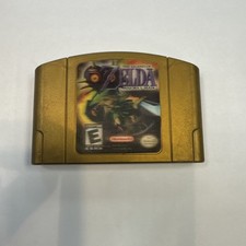 Nintendo 64 the Legend of Zelda: Majora's Mask Gold Holographic